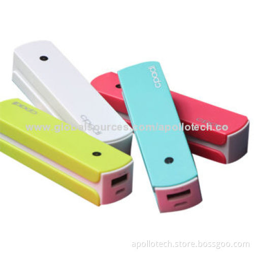 Portable Power Banks with 3,000mAh Capacity, Samsung/LG Battery, 3-4 Hours Charging Time/99*24*205mm